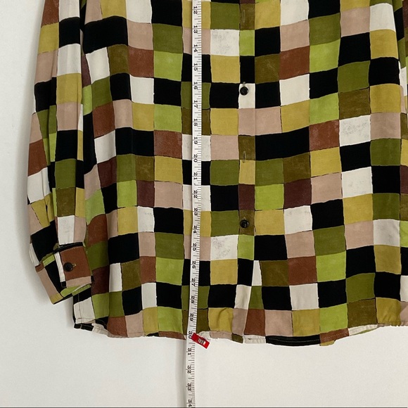 Multicoloured square button down shirt - Picture 6 of 6